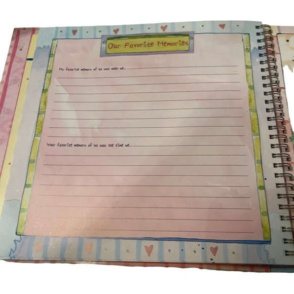 Sweethearts A Record Book For Couples NWOT - Picture 5 of 9